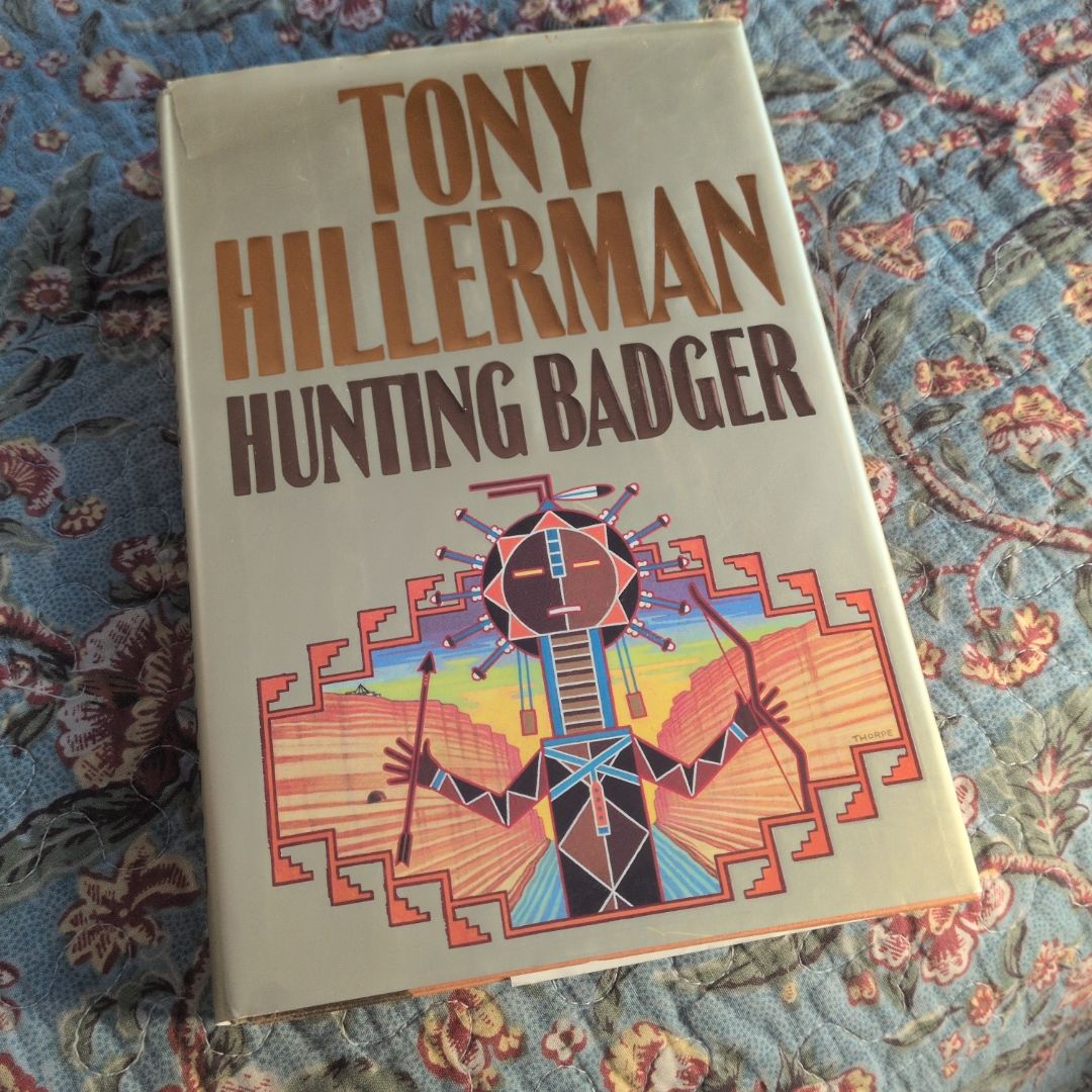 Hunting Badger By Tony Hillerman – Hardcover Leaphorn & Chee Novel (Good Condition)