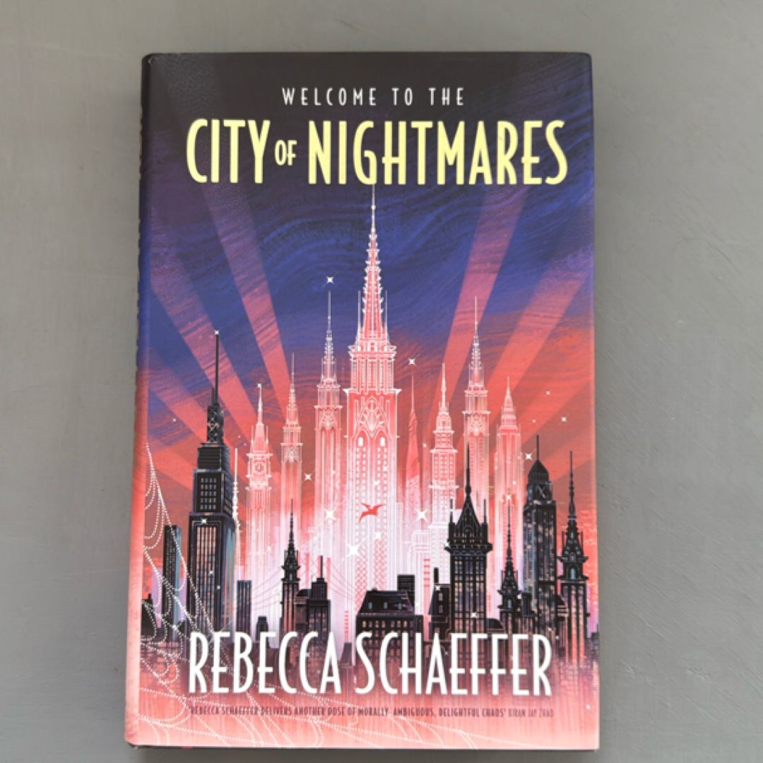 City of Nightmares by Rebecca Schaeffer Signed Fairyloot Edition