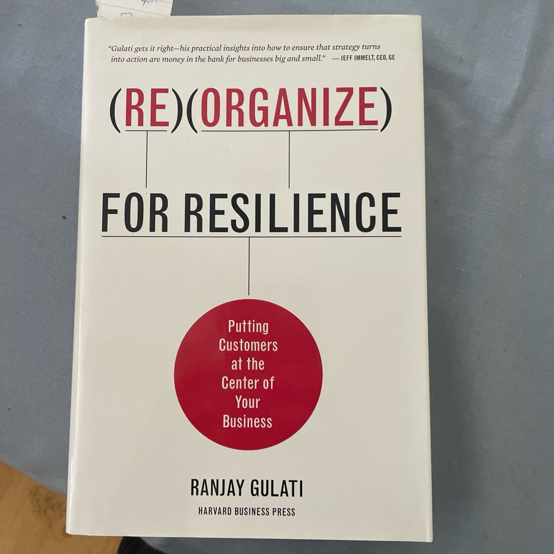 Reorganize for Resilience