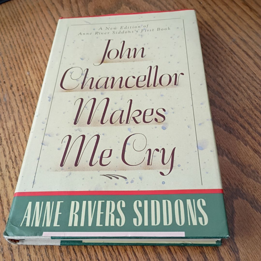 John Chancellor Makes Me Cry