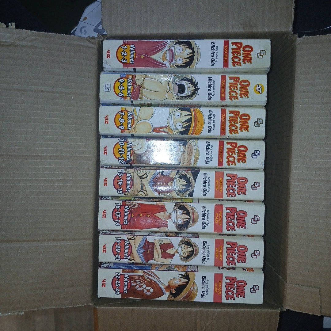 One piece Omnibuses, East Blue to Baroque Works Volumes 1-24