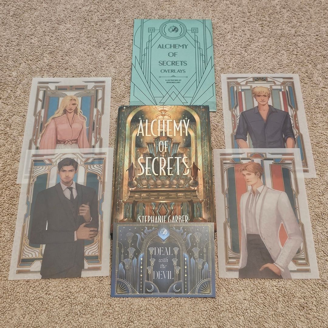 Fairyloot - Alchemy of Secrets with Overlays by Stephanie Garber