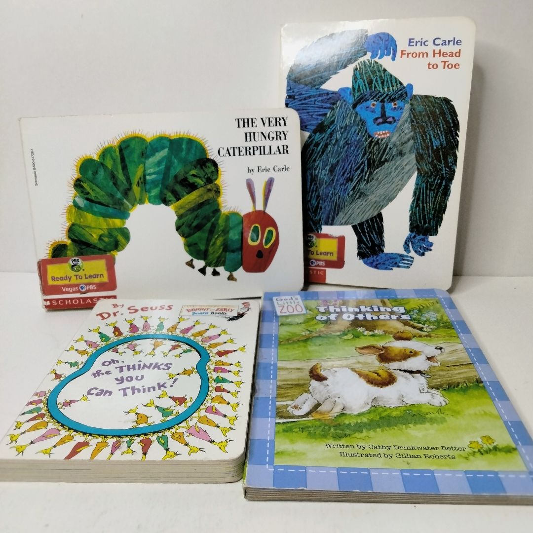 4 Learning To Read Board Books.