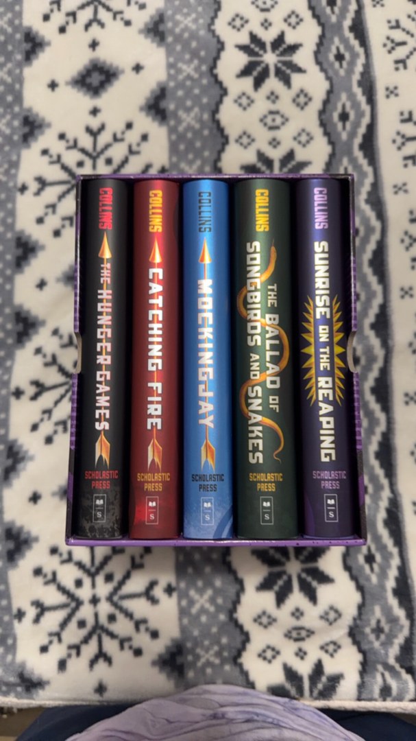 Hunger Games 5-Book Hardcover Box Set (the Hunger Games, Catching Fire, Mockingjay, the Ballad of Songbirds and Snakes, Sunrise on the Reaping)