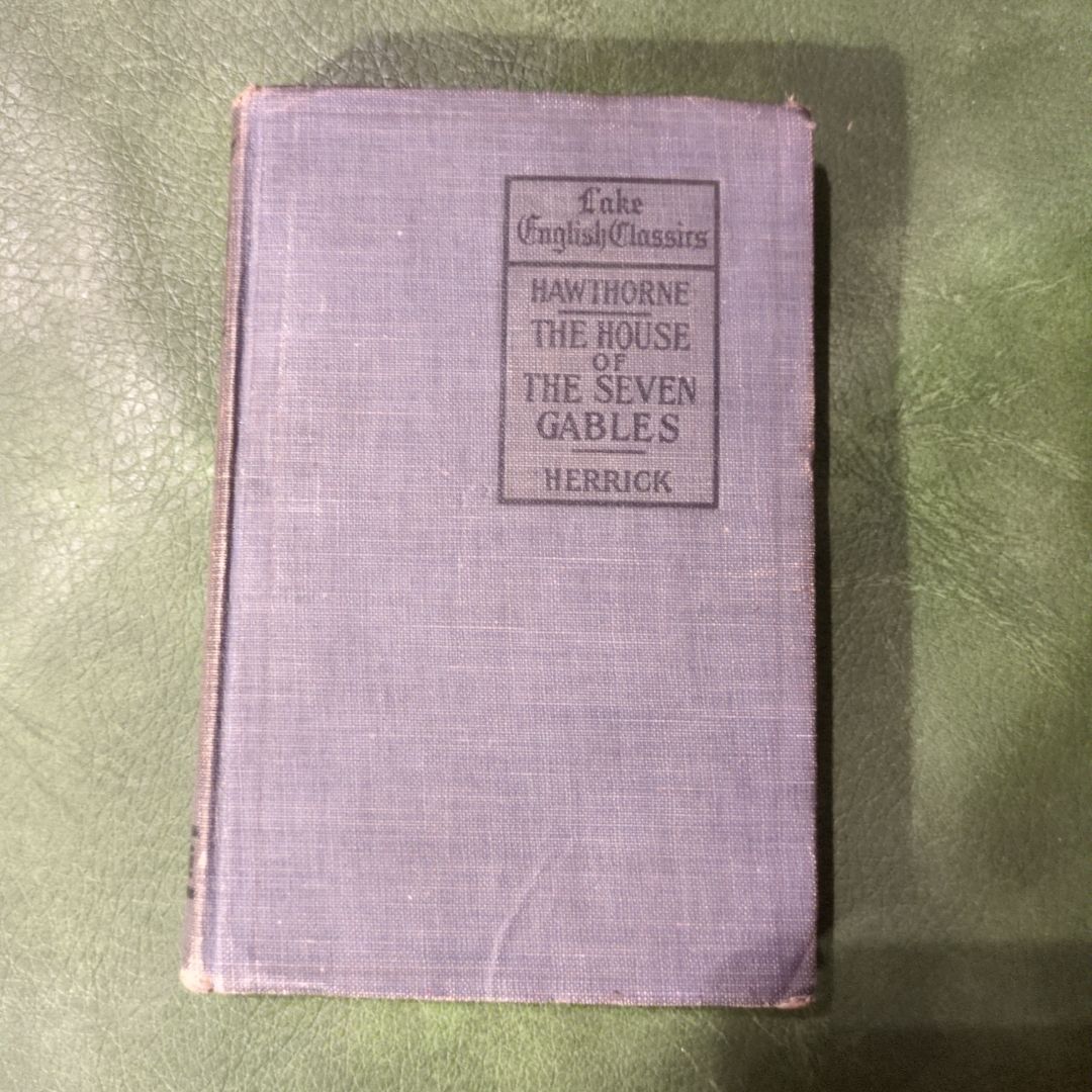 VINTAGE 1919 -- The House of Seven Gables