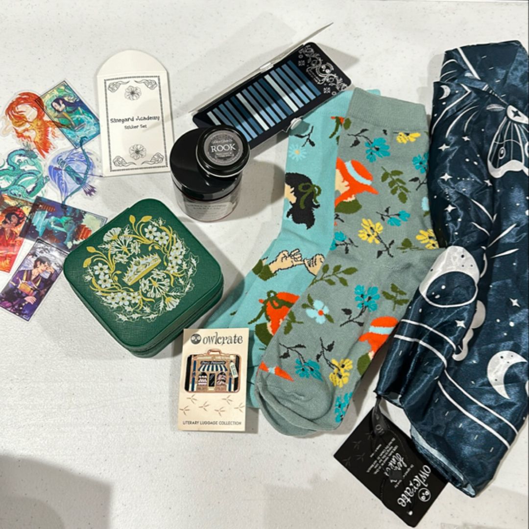 HOLD FOR TRISTEN Owlcrate Goodies Bundle