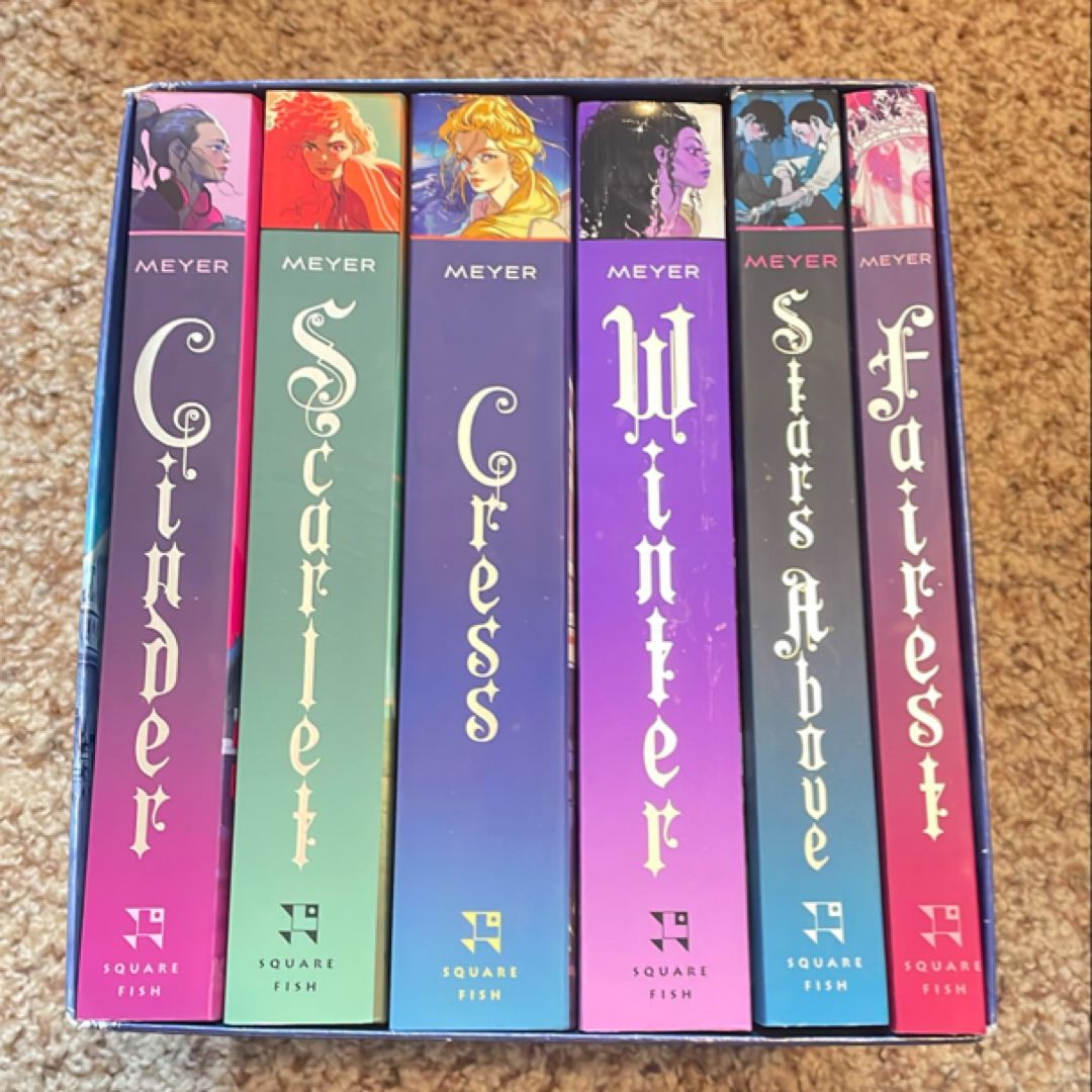 The Lunar Chronicles Boxed Set: Cinder, Scarlet, Cress, Fairest, Stars above, Winter
