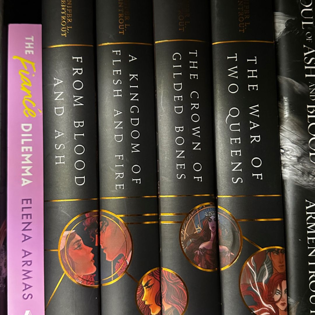 From Blood and Ash Bookish box editions books 1-4