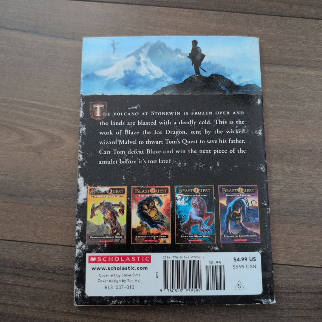 Beast Quest #23: Amulet of Avantia: Blaze the Ice Dragon