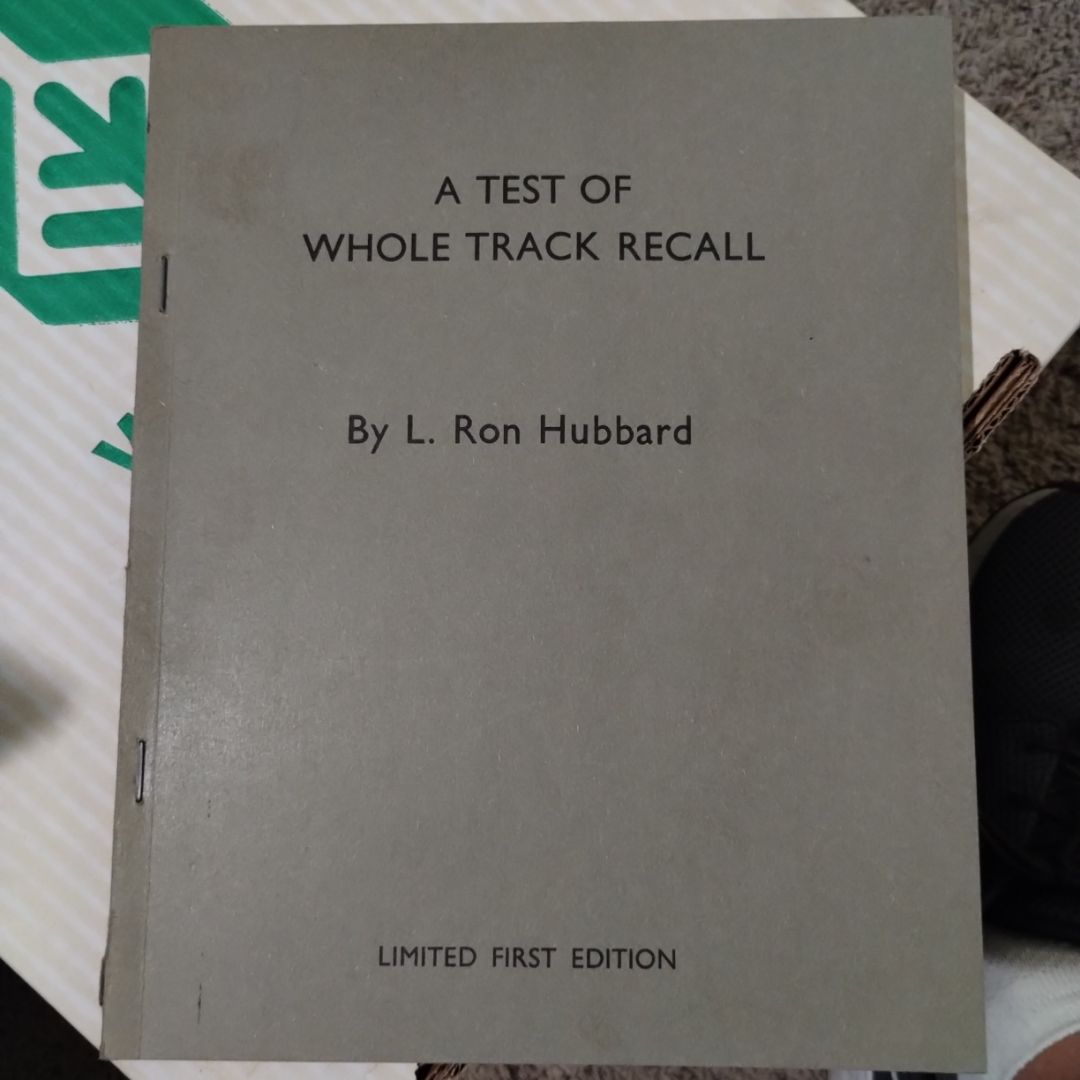 A test of whole track recall