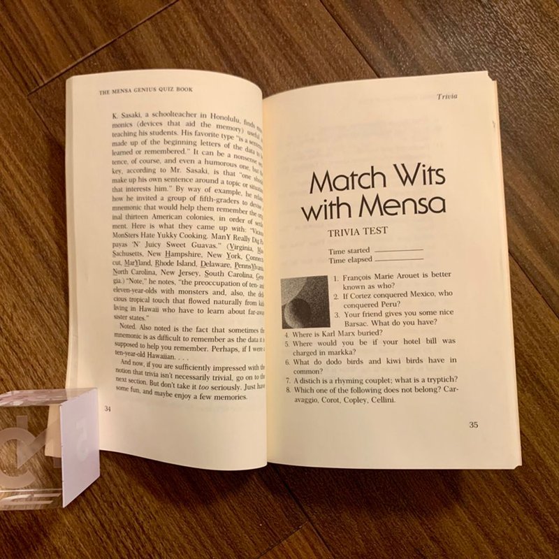 The Mensa Genius Quiz Book