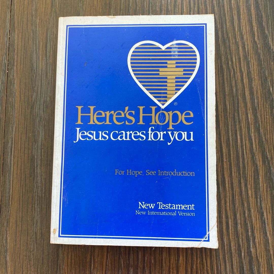 Here’s Hope Jesus Cares for You New Testament Book