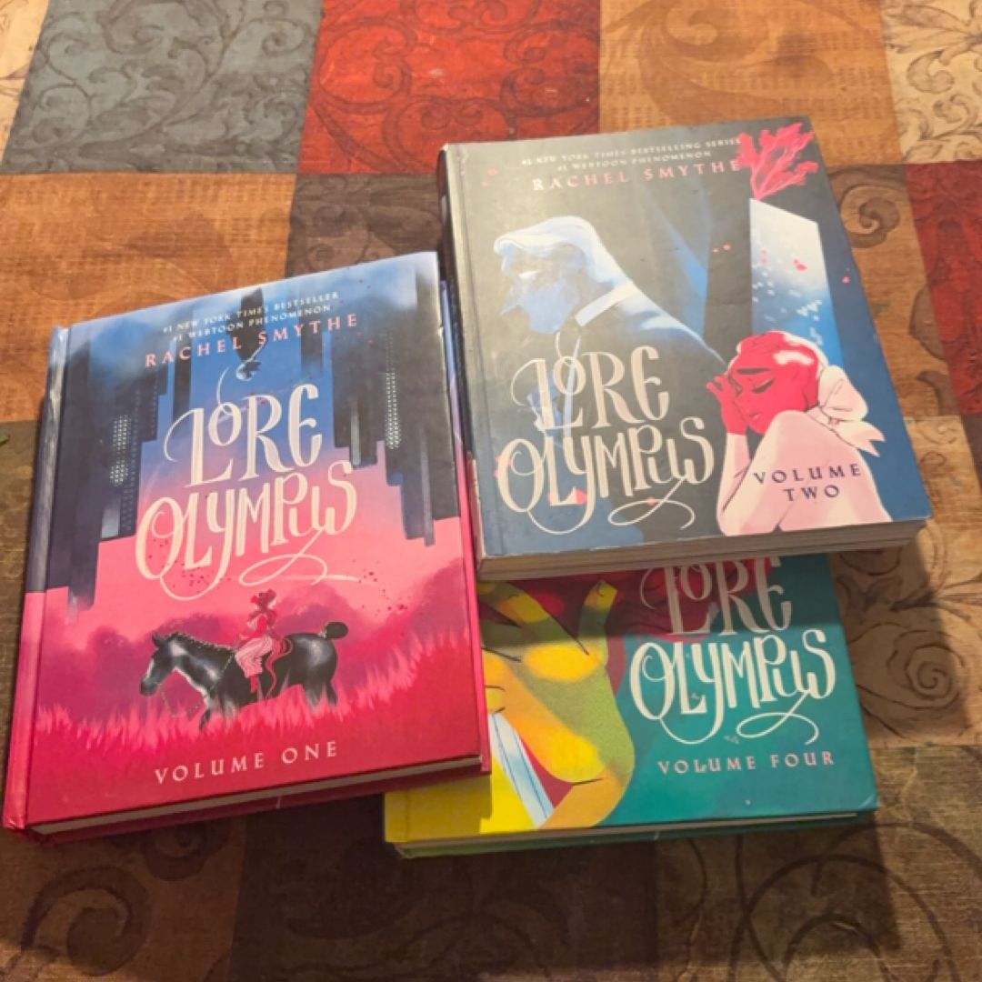 Lore Olympus: Volume One, Volume Two & Volume Four 