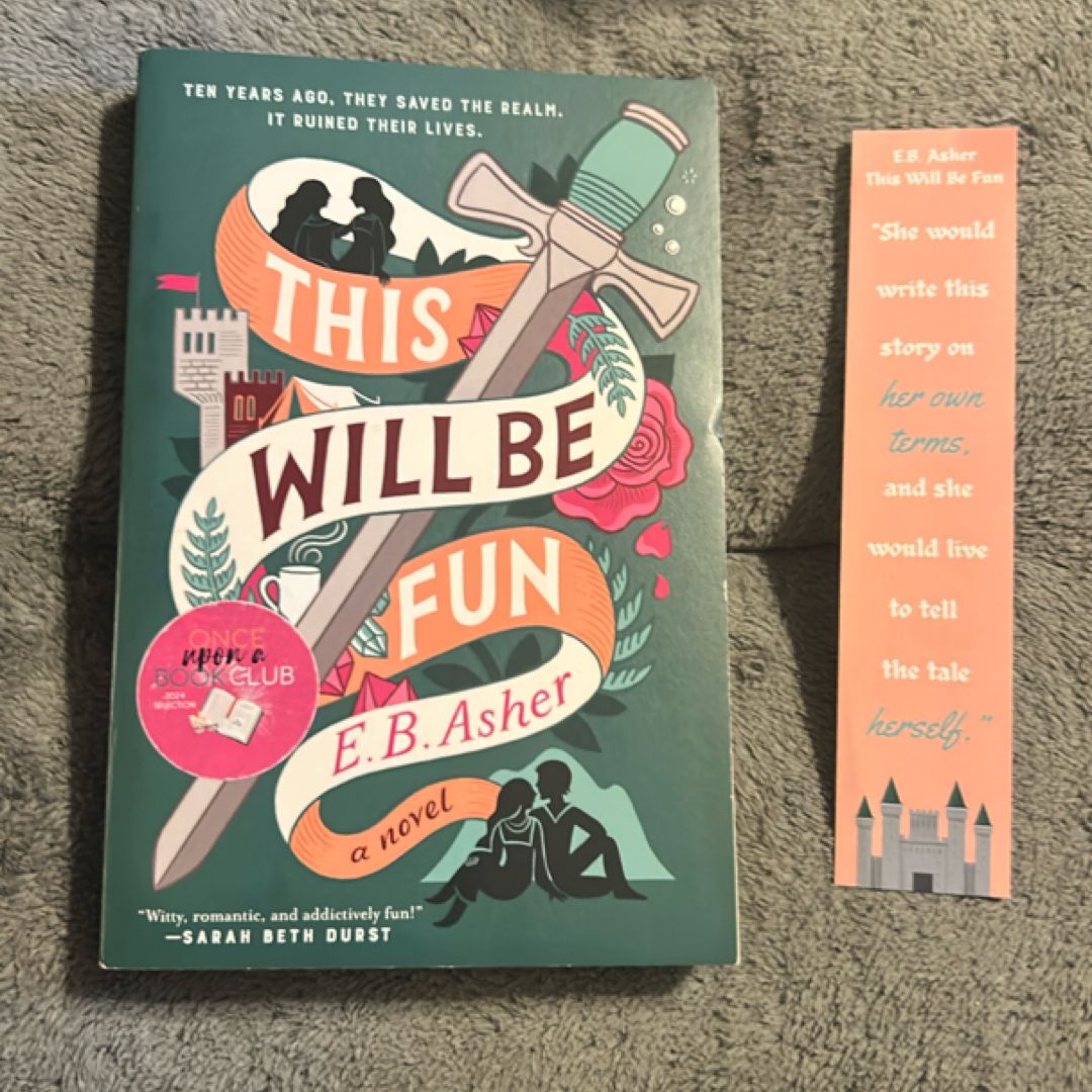 This Will Be Fun (SIGNED) free bookmark