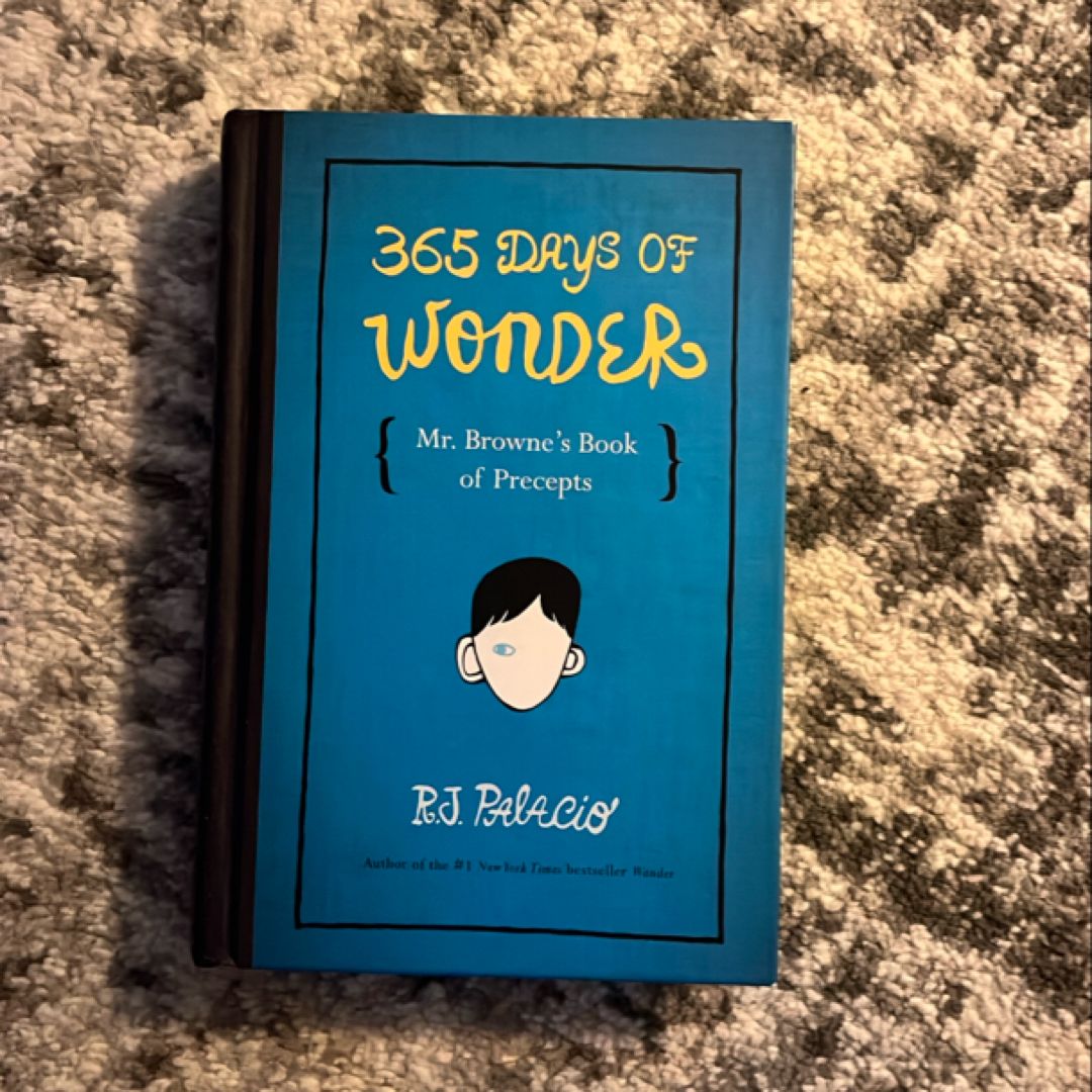 365 Days of Wonder: Mr. Browne's Precepts