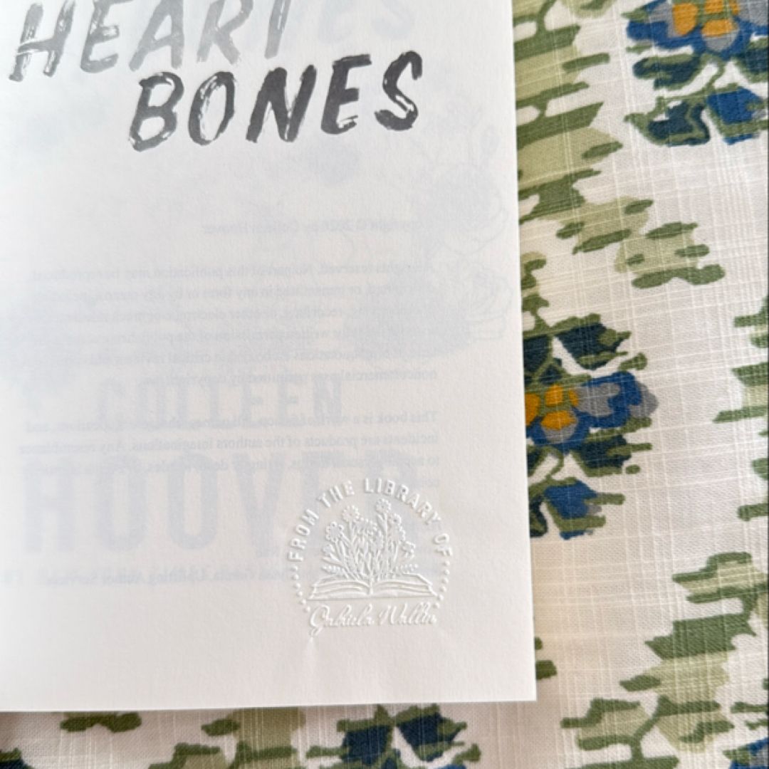 Signed Heart Bones The Bookworm Box Special Edition 