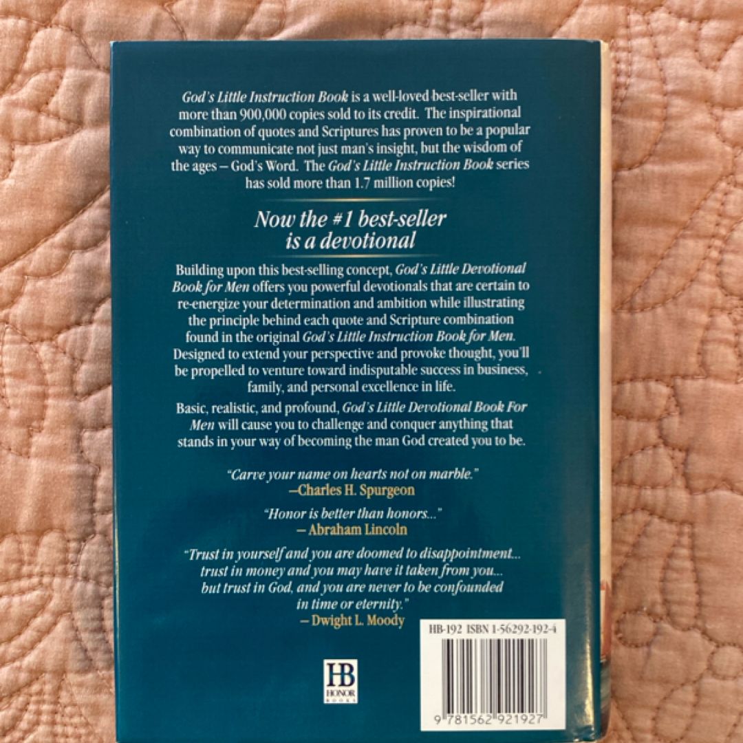 God's Little Devotional Book for Men