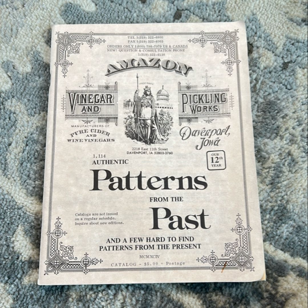 Amazon Drygoods Authentic Patterns from the Past catalog Sewing Pattern 120pgs