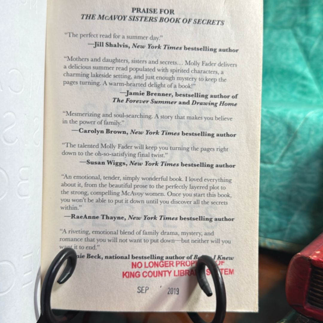 The Mcavoy Sisters Book of Secrets