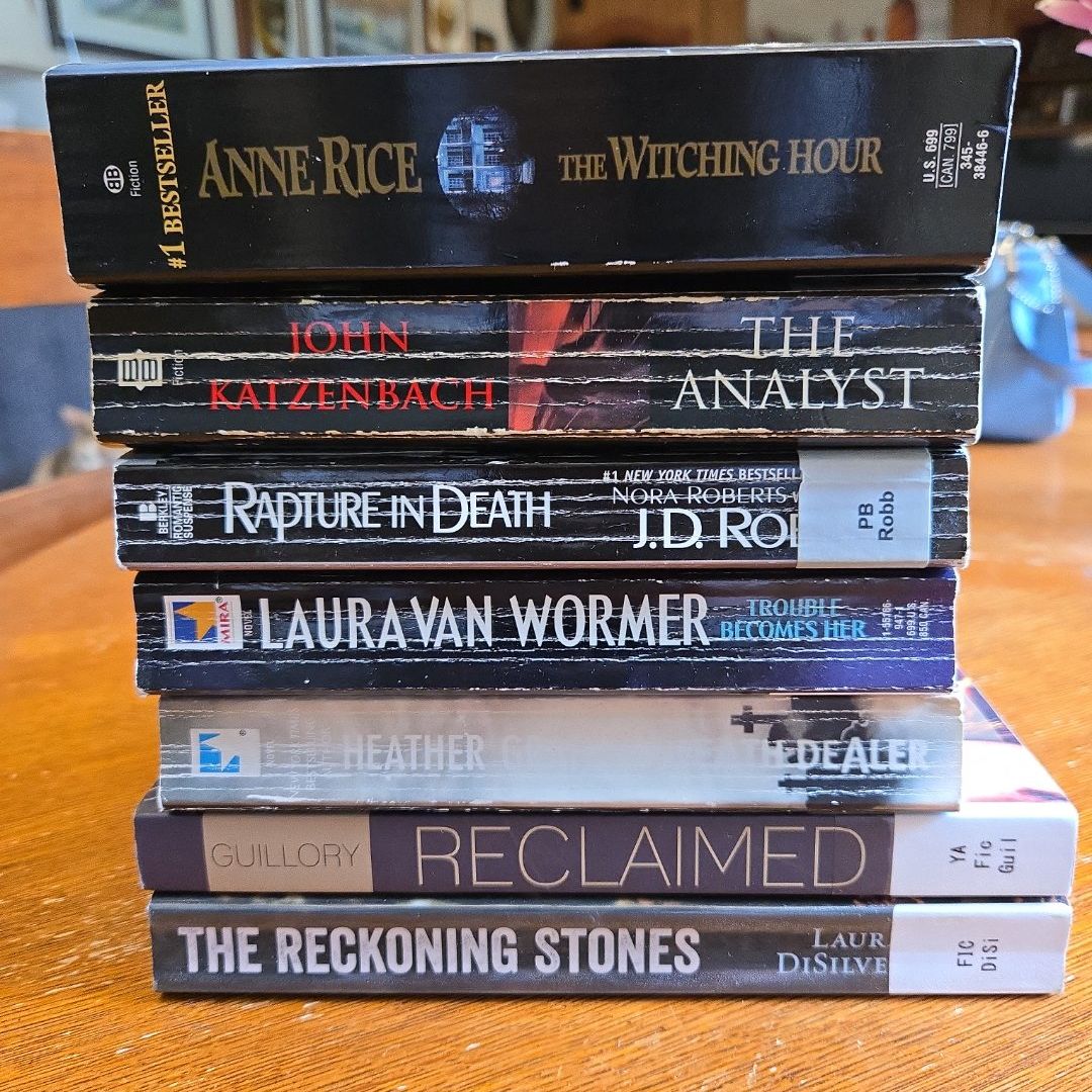 Suspense/Thriller lot of 7 books