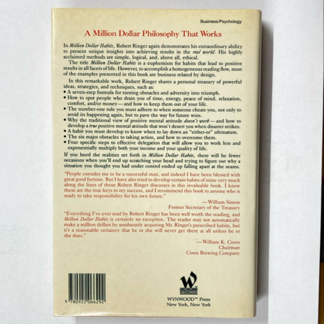 Million Dollar Habits by Robert J. Ringer