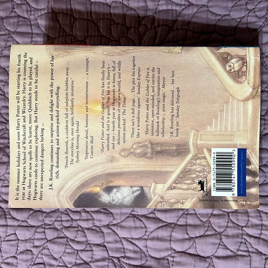 RARE Misprint Harry Potter and the Goblet of Fire