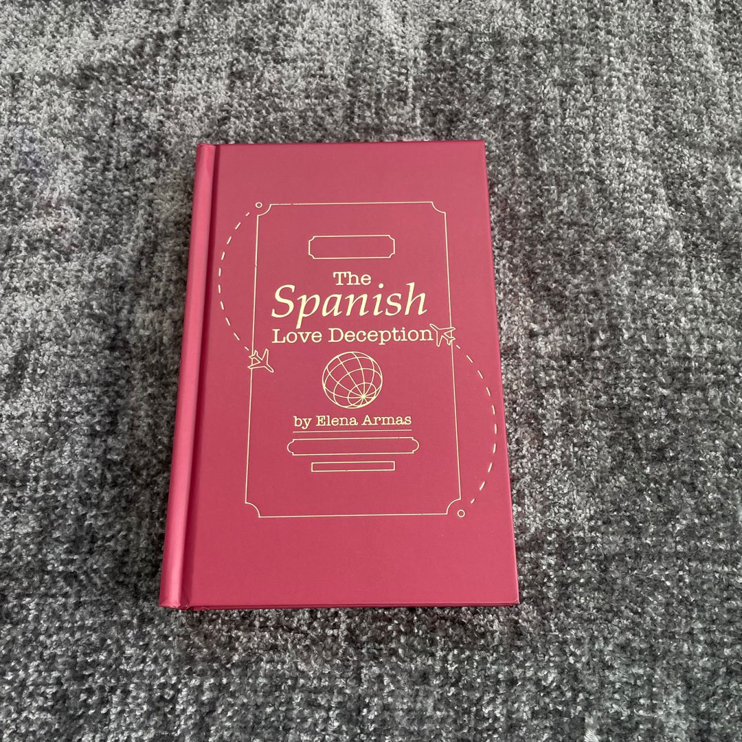 The Spanish Love Deception Bookish Box edition - HAND SIGNED- with sprayed edges!