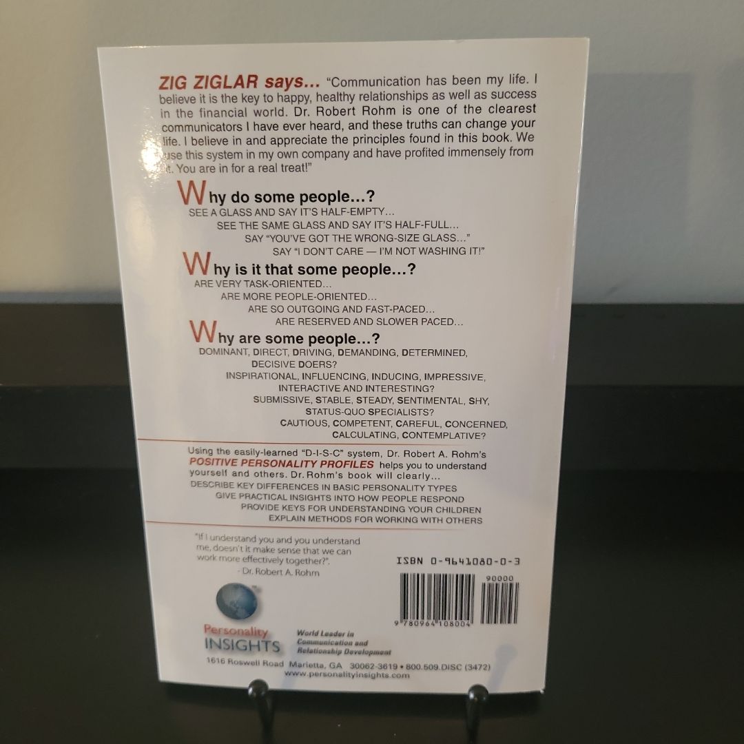 Positive Personality Profiles