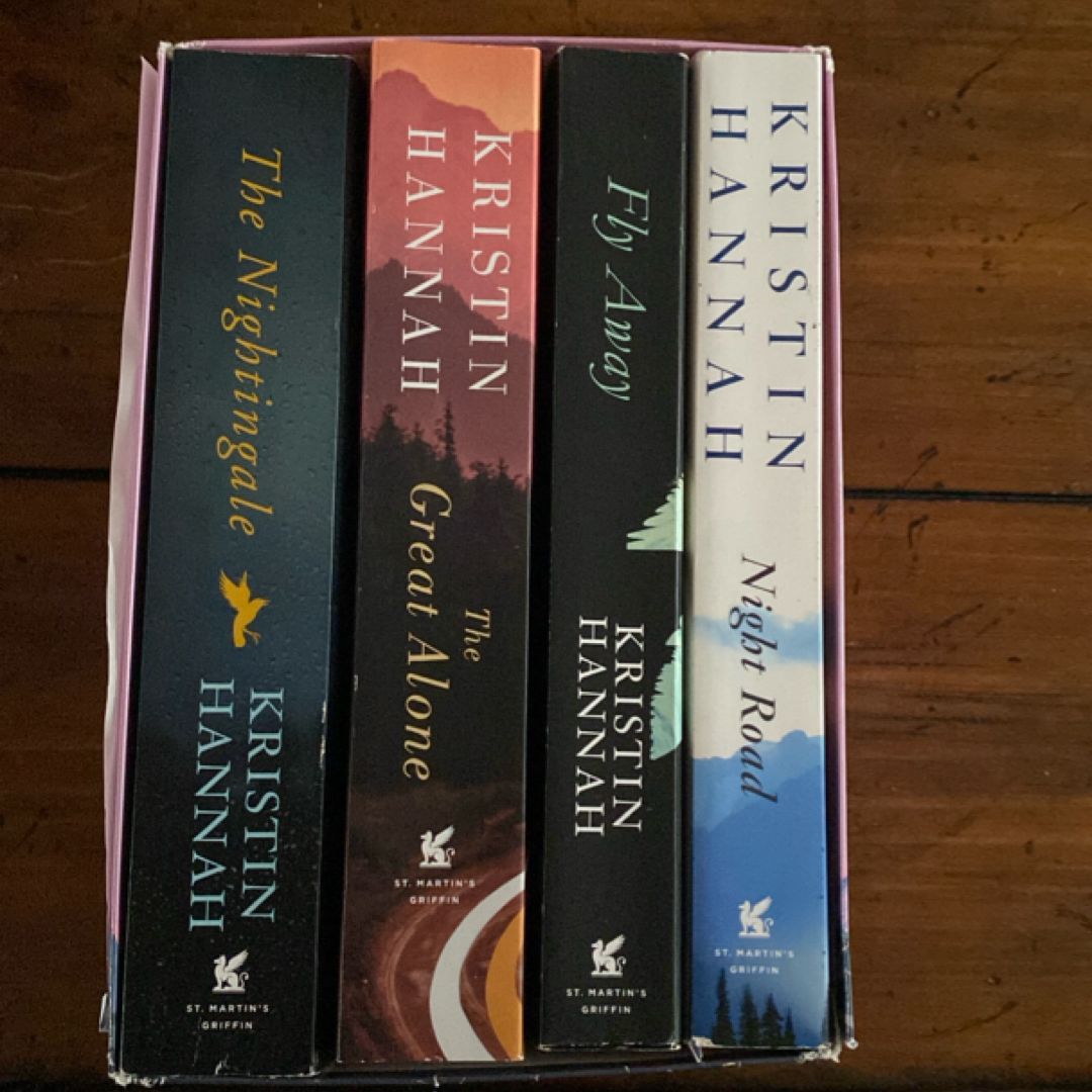 Kristin Hannah Four-Book Collection (Fly Away/Night Road/The Nightingale/The Great Alone) BOX SET