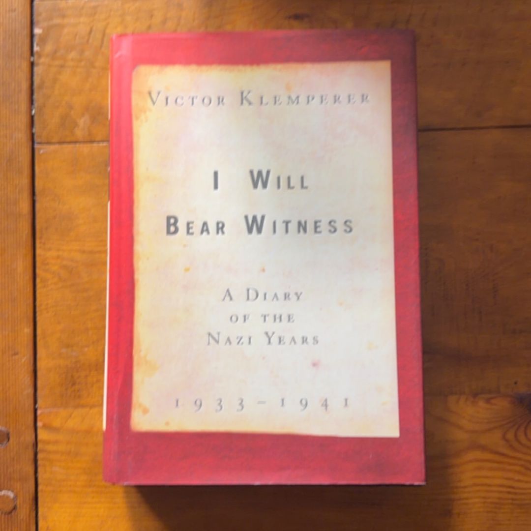 A Diary of the Nazi Years, 1933-1941