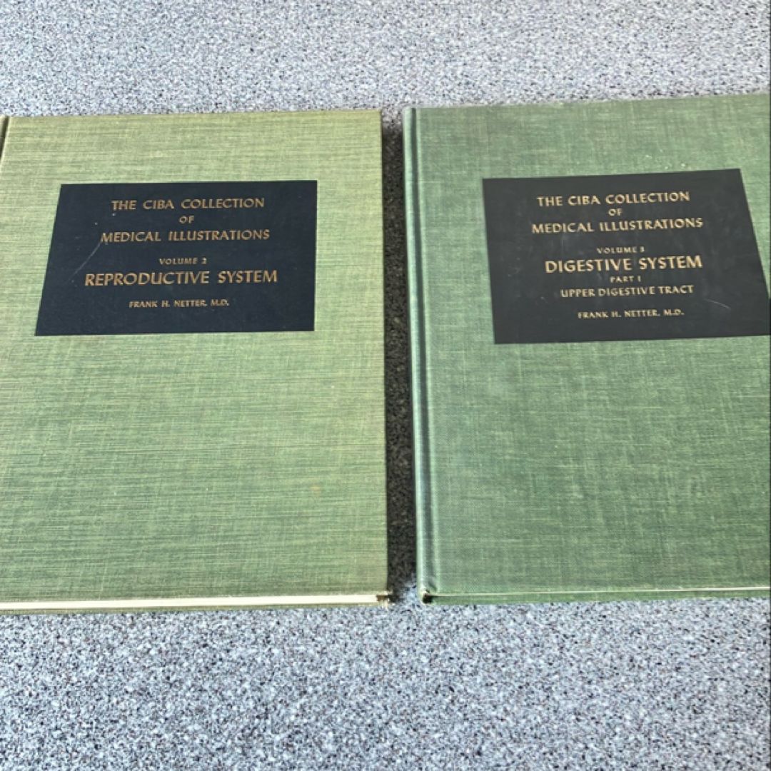BUNDLE: 2 Vintage Books of Medical Illustrations
