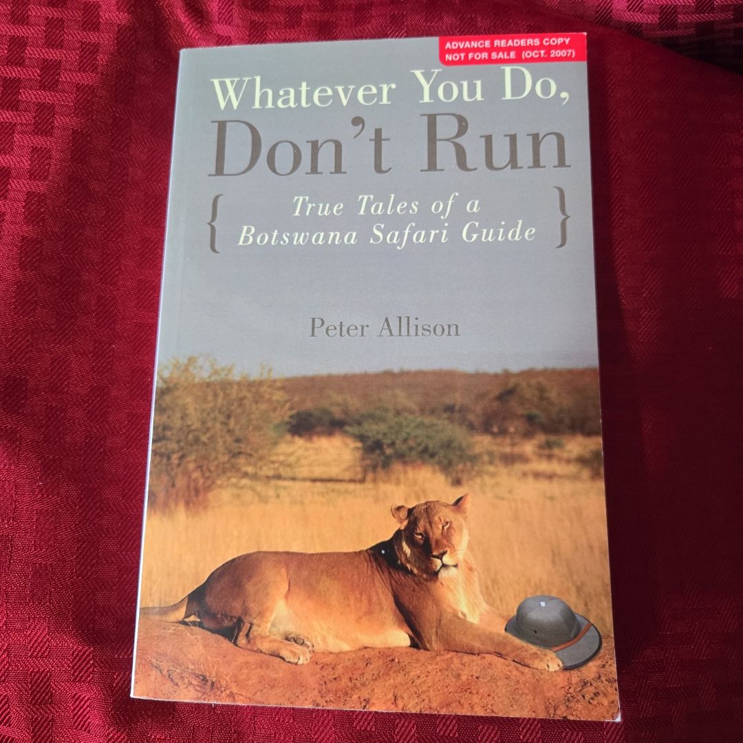 Whatever You Do, Don't Run (ARC)