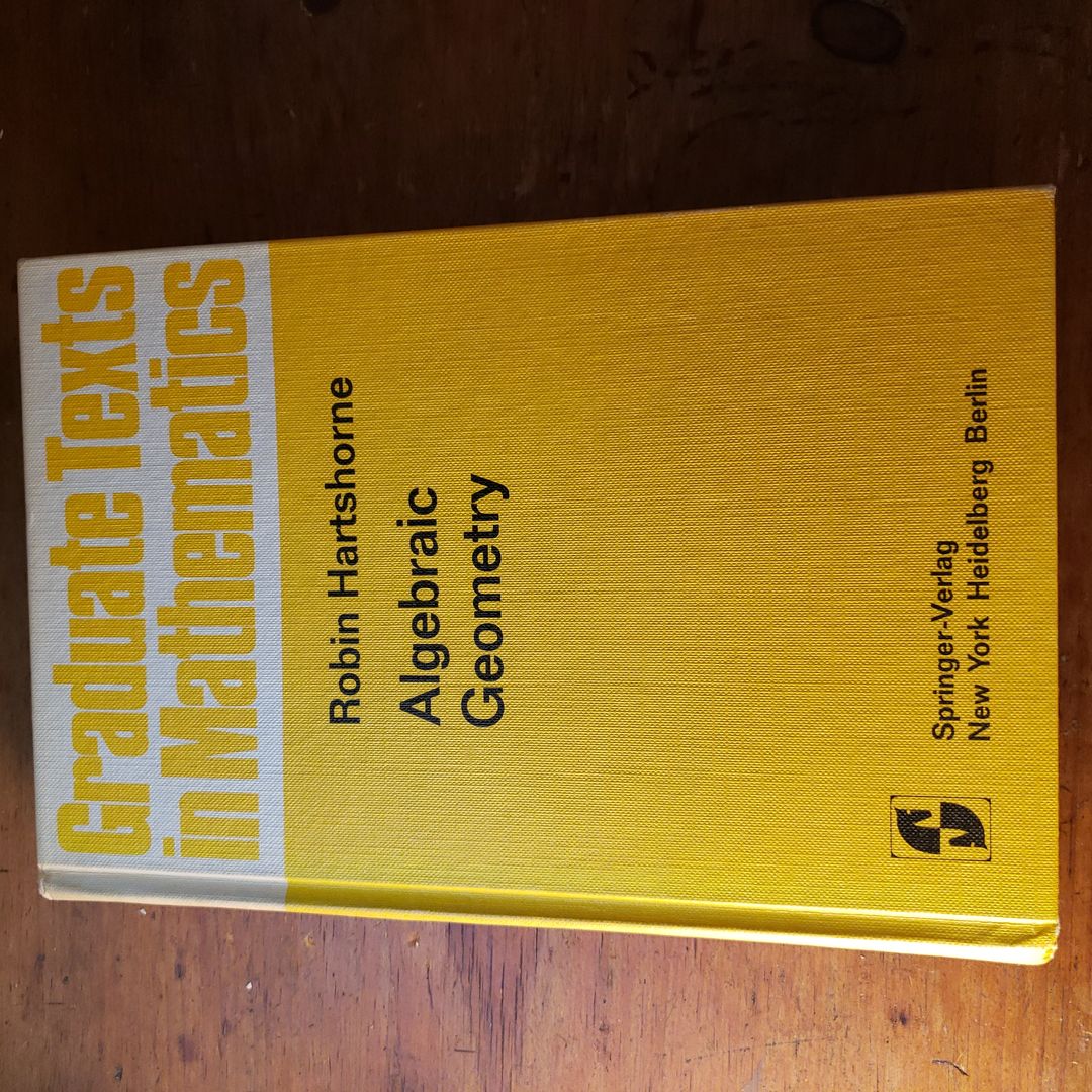 Algebraic Geometry by Robin Hartshorne, Hardcover | Pangobooks
