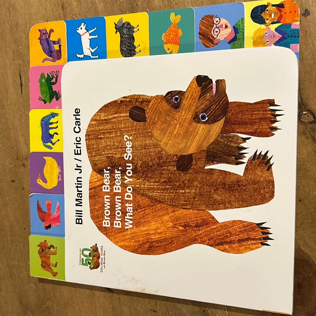 Lift-The-Tab: Brown Bear, Brown Bear, What Do You See? 50th Anniversary Edition
