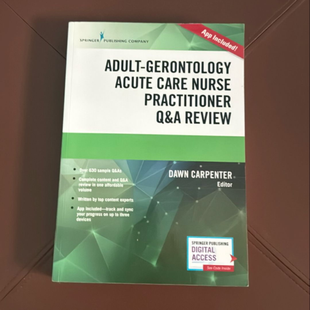Adult-Gerontology Acute Care Nurse Practitioner QandA Review