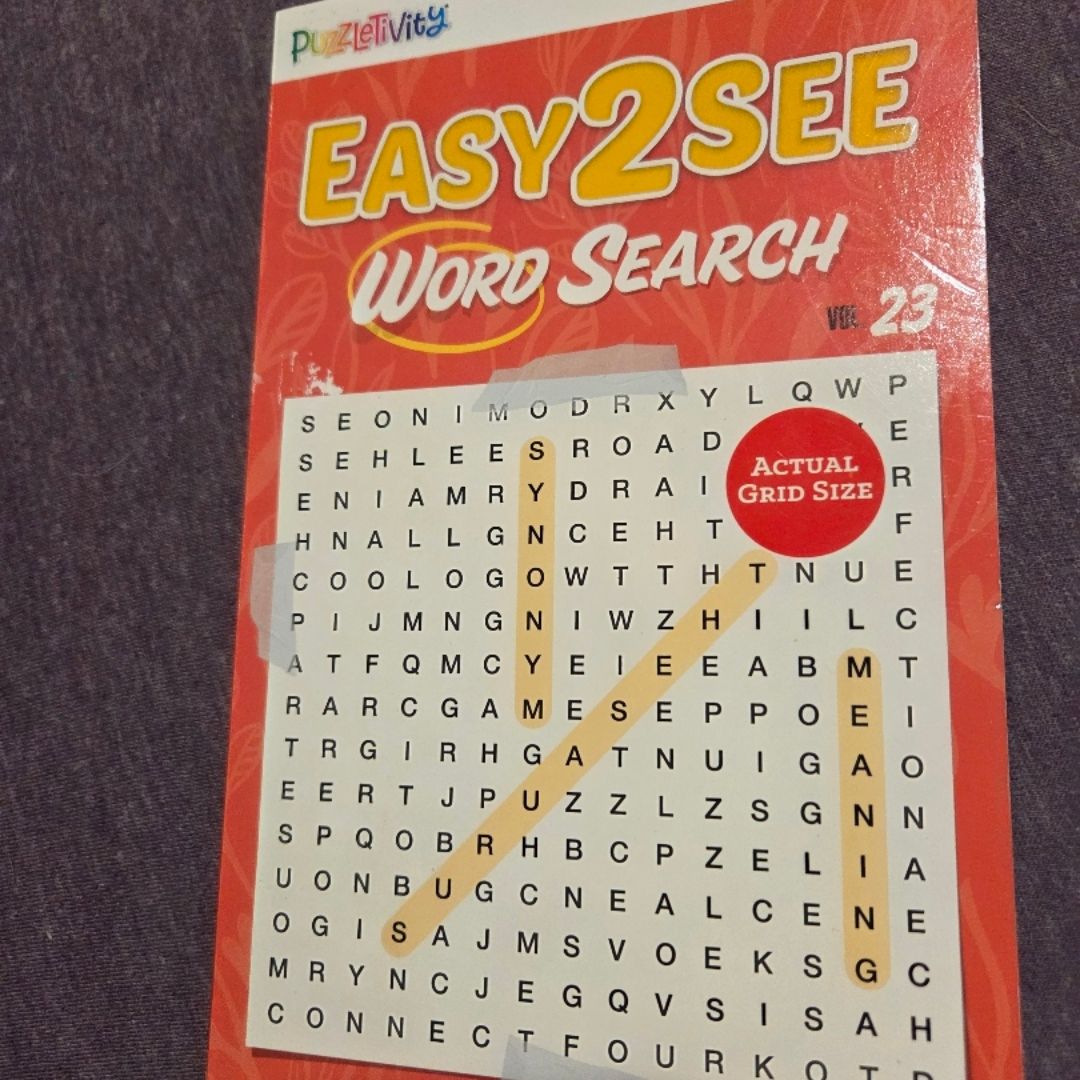 Easy2See: Word Search (Vol. 23)