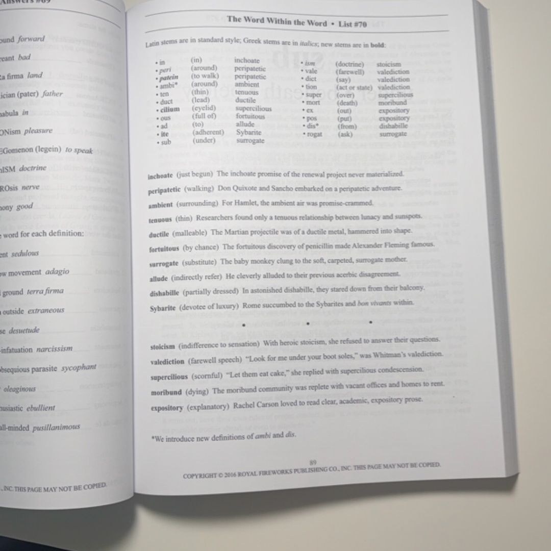 The Word Within the Word III: Parent Manual