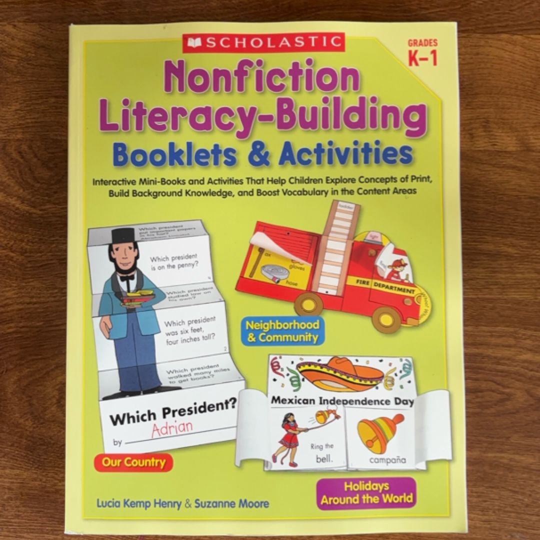 Nonfiction Literacy-Building Booklets and Activities