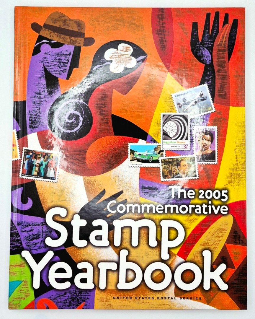 The 2005 Commemorative Stamp Yearbook (Like New, 64 pgs, HarperResource)