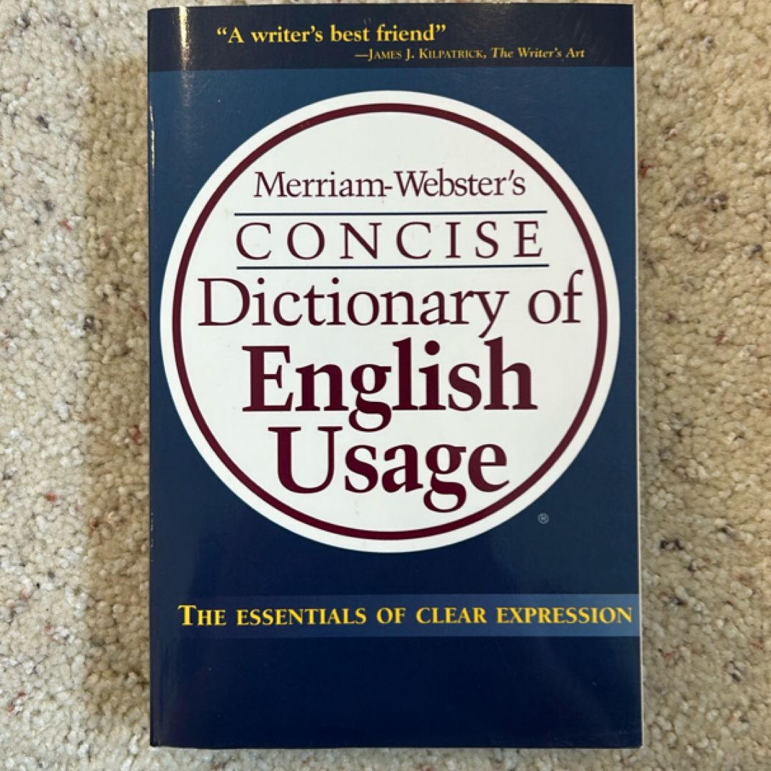 Merriam-Webster's Concise Dictionary of English Usage
