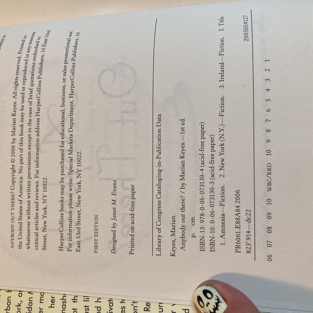 Anybody Out There? ( FIRST EDITION )