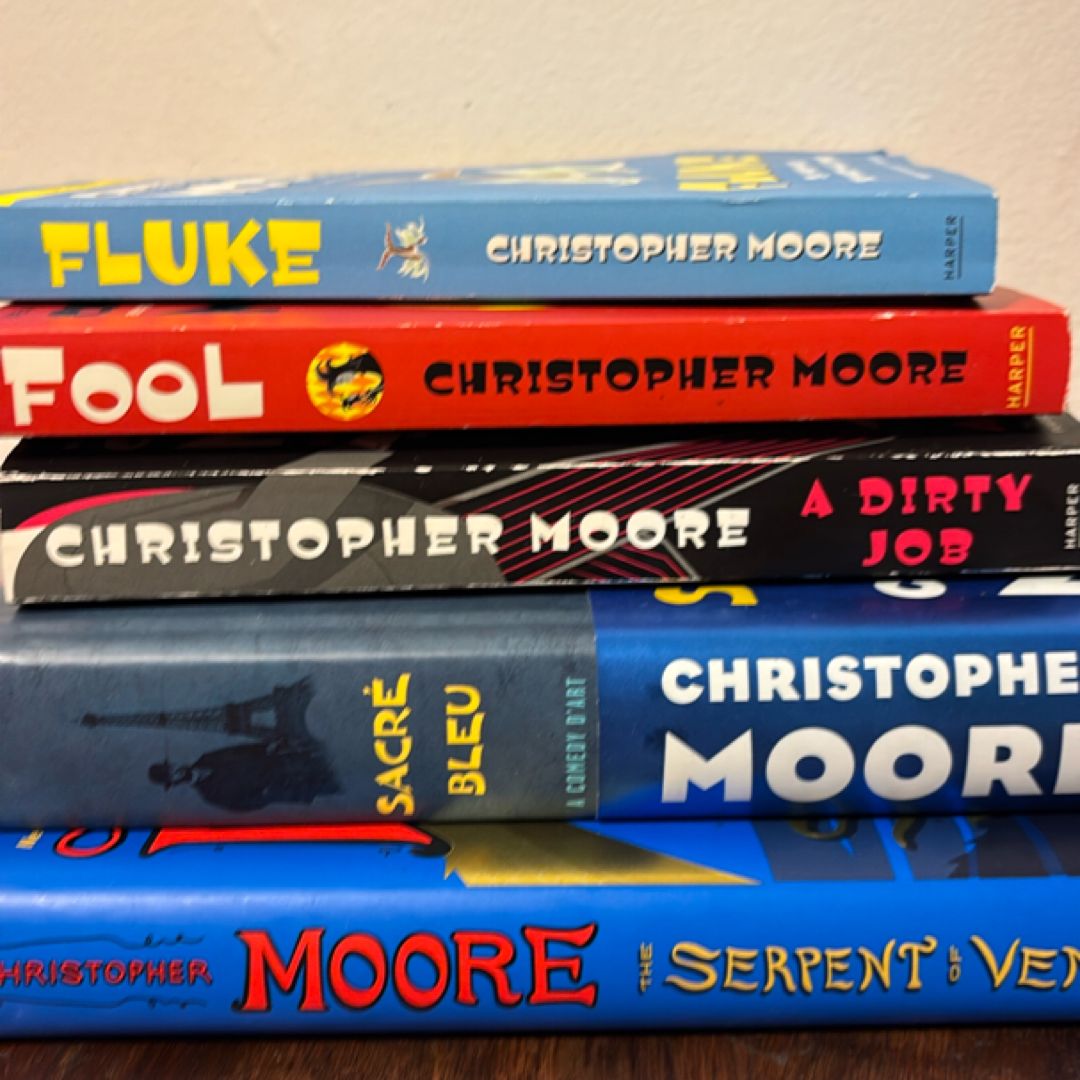 Christopher Moore book bundle