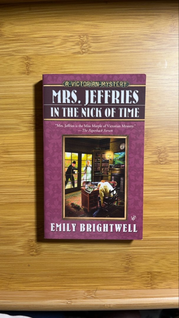 Mrs. Jeffries in the Nick of Time
