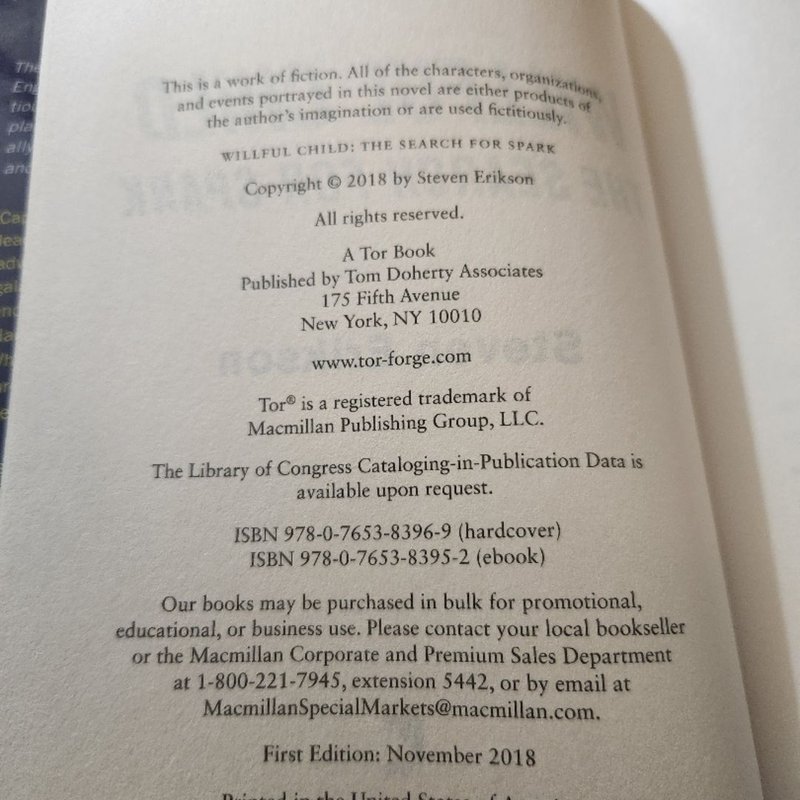 Willful Child: the Search for Spark