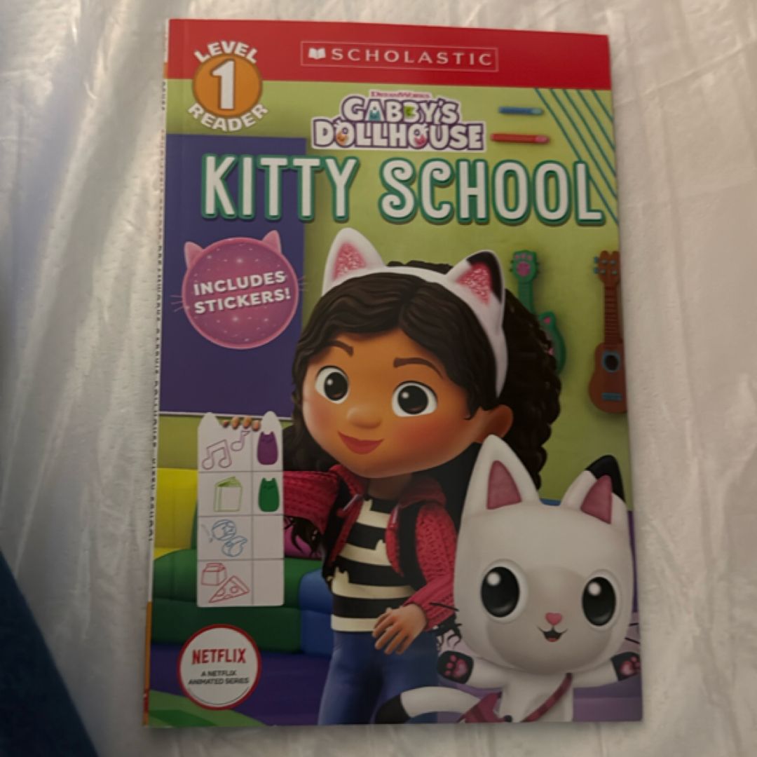 Kitty School (Gabby's Dollhouse: Scholastic Reader, Level 1) (Media Tie-In)