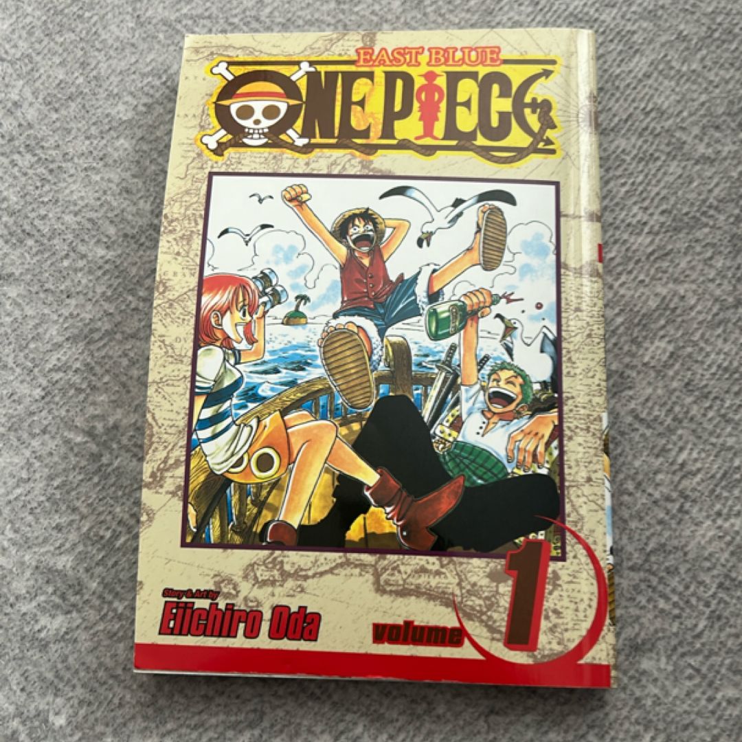 ONE PIECE 1 初刊 One Piece, Vol. 1 (first print, foil) by Eiichiro Oda, Paperback
