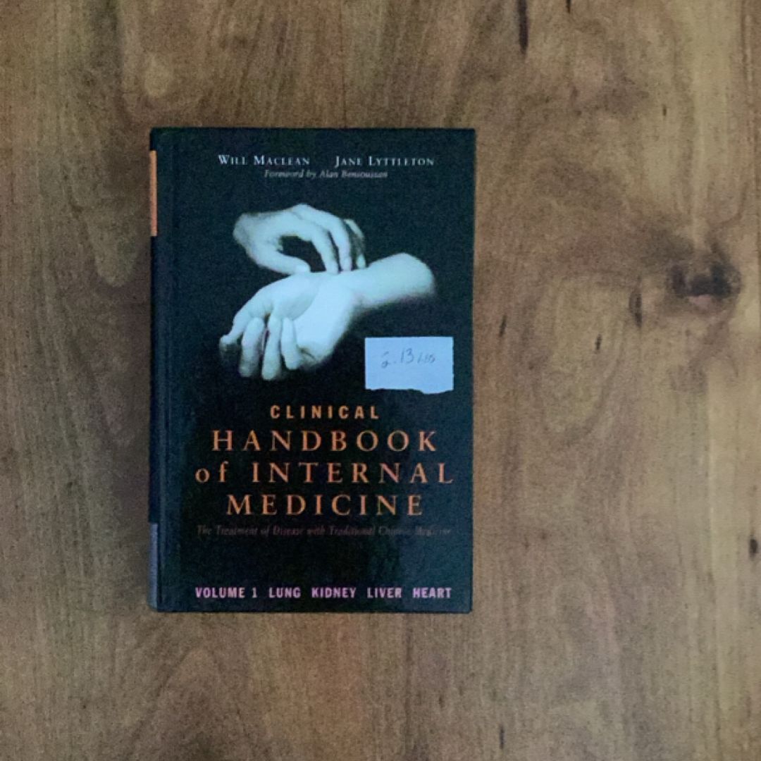 Clinical Handbook of Internal Medicine Volume 1 by Will MacLean, Jane ...