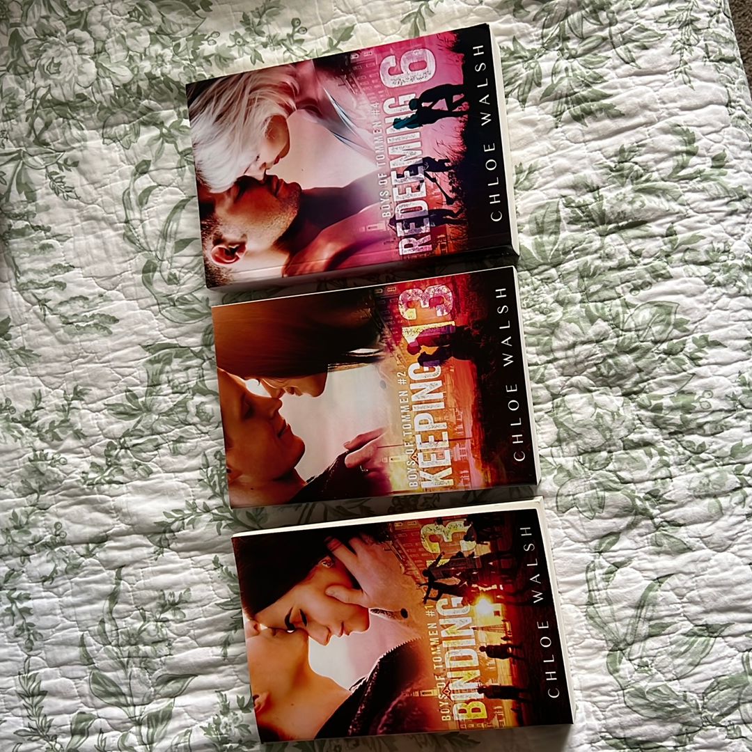 Binding 13/Keeping 13/Redeeming 6 OUT OF PRINT COVERS- willing to sell separate for $50 each, just message me!