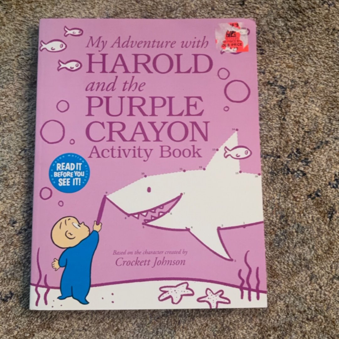My Adventure with Harold and the Purple Crayon Activity Book