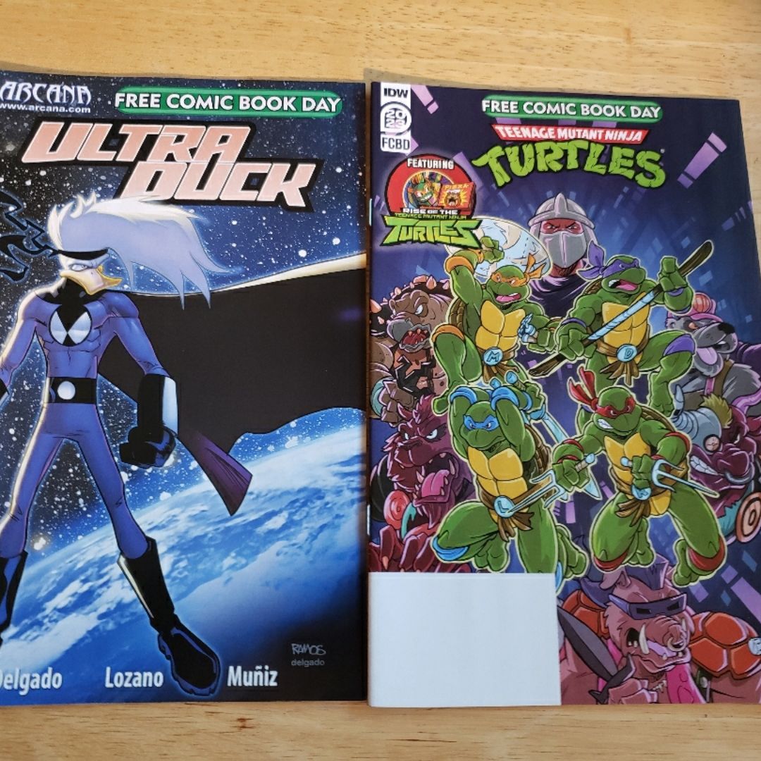 2 Free Comic Book Day Promos TMNT & Ultra Duck All Ages